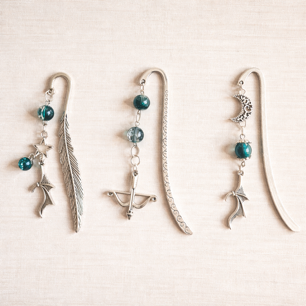 Kovová záložka s motivem ACOTAR