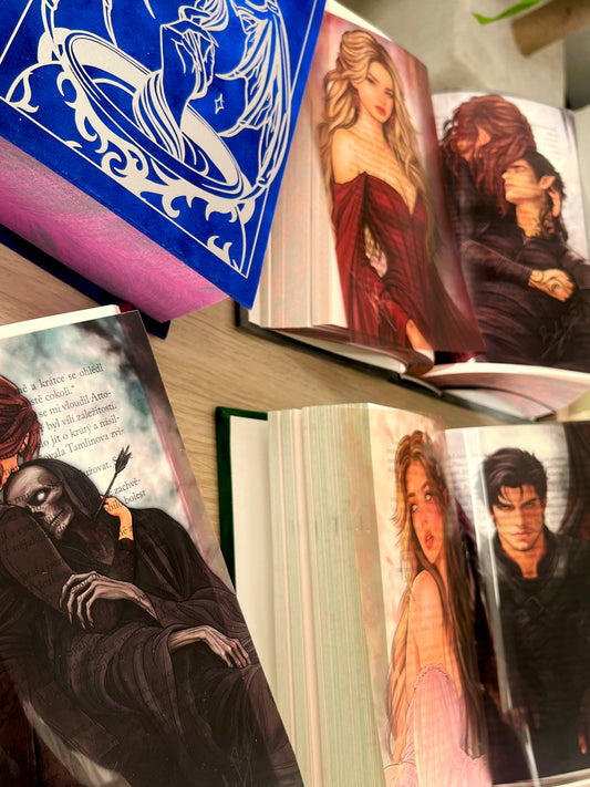 Set 5 knižních overlayů - Dvůr křídel a zmaru | ACOWAR
