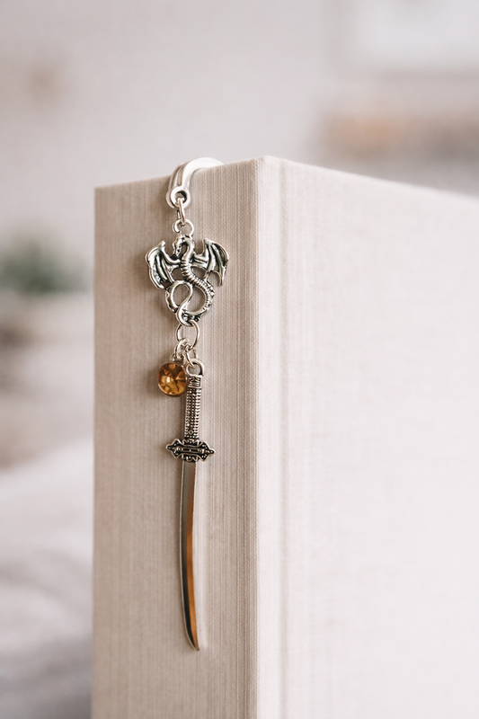 Kovová záložka s motivem ČTVRTÉ KŘÍDLO